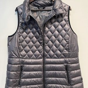 Calvin Klein Silver Puff Performance Down Vest Size 1X